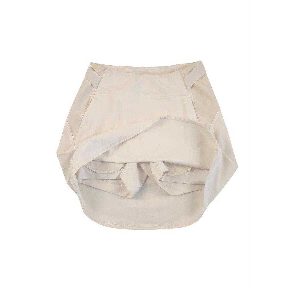 Lululemon Multi-Pocket High Rise Golf Skirt Skort Warpstreme White/Cream 4 - Picture 4 of 8
